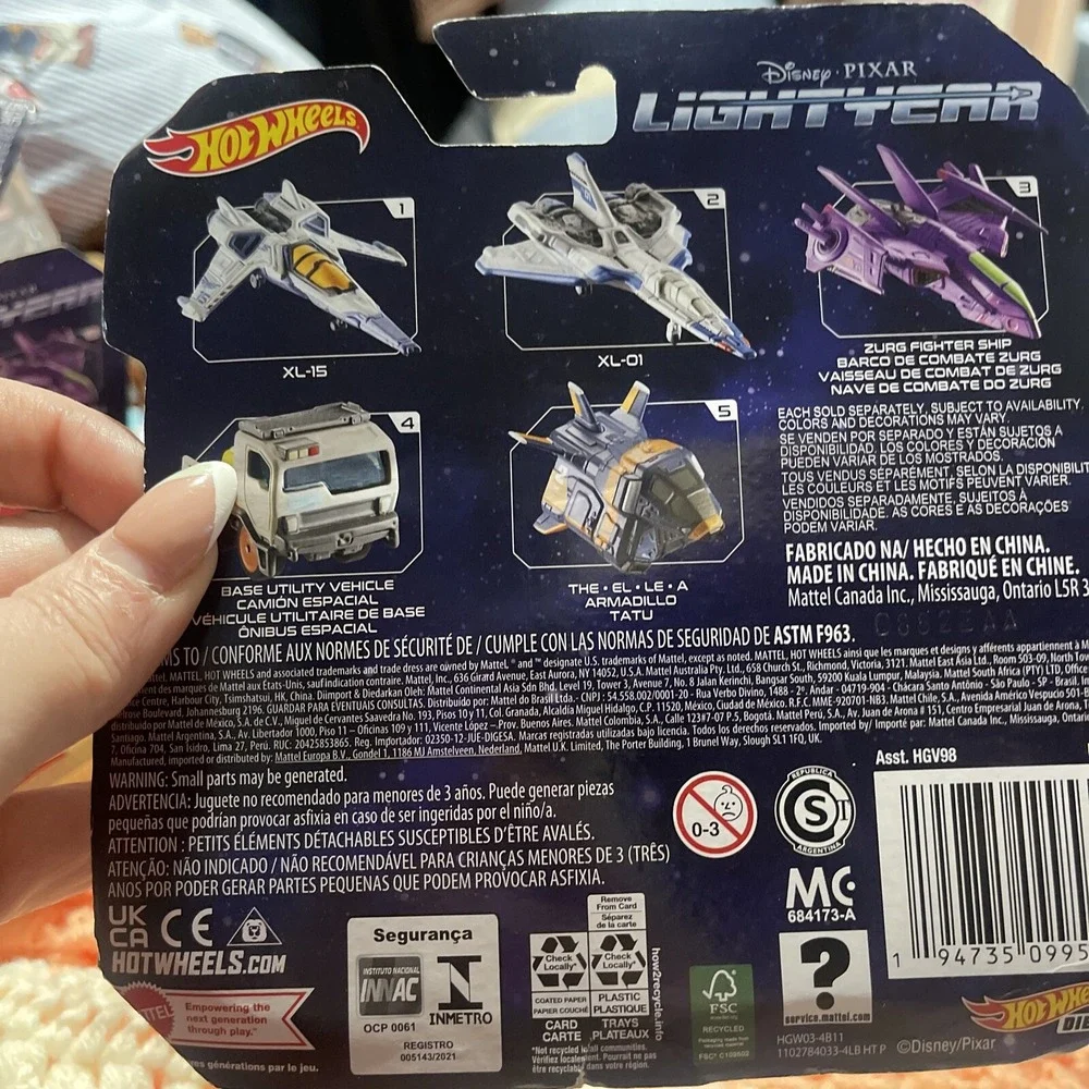 Disney Pixar Hot Wheels Lightyear XL-01 Diecast Toy Vehicle by Mattel 2021‎